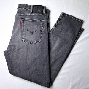 Levi's Mens 510 Skinny Jeans Grey Size 38x28 Stretch Classic Casual Streetwear